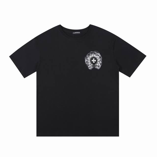 Chrome Hearts Ch Chrome Hearts Classic Horseshoe Gradient Short Sleeve Made from
