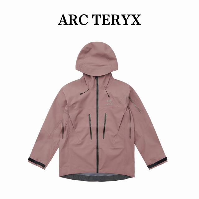 Arc's Alpha SV 6th Generation Laminated Hardshell Jacket (DDD) in Bean Paste Pin