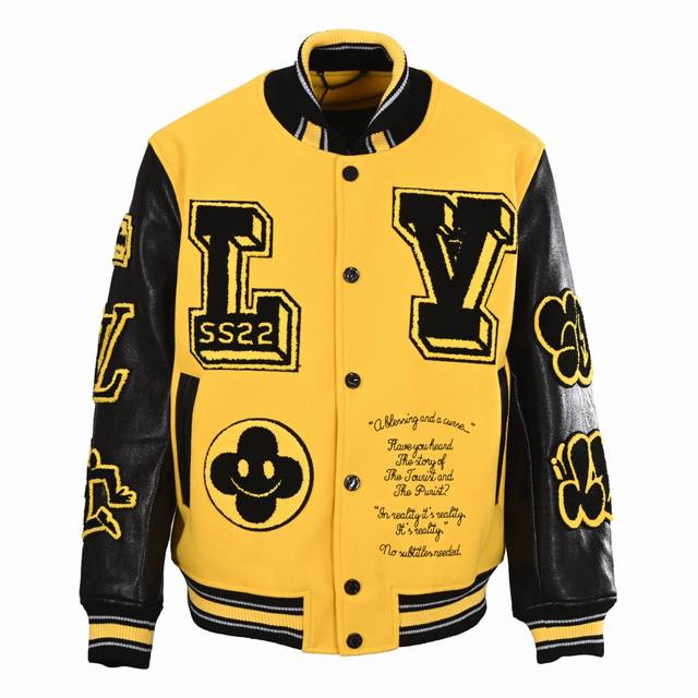 Louis Vuitton LV monogrammed baseball jacket Sorry to have kept you waiting, I s