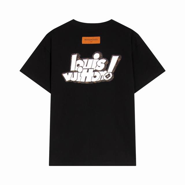 341 High-quality, exclusive custom-made, Lv new round-neck short-sleeved shirt w