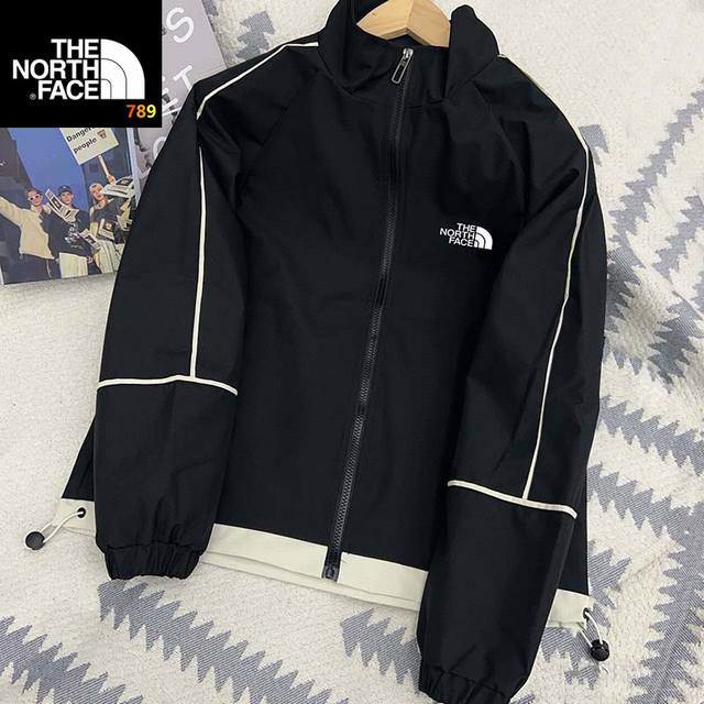 Thenorthface UE counter reflective stripe zipper jacket Windwall windproof and w