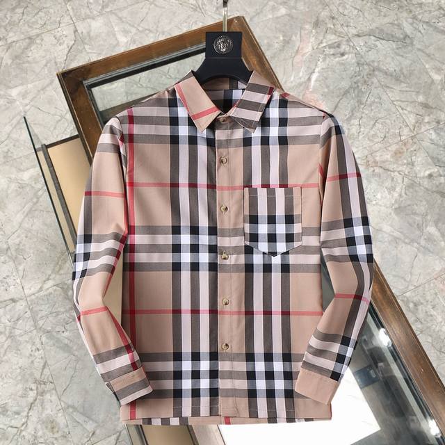 Burberry's high-end casual collection! 2025 Spring new arrival, casual long-slee