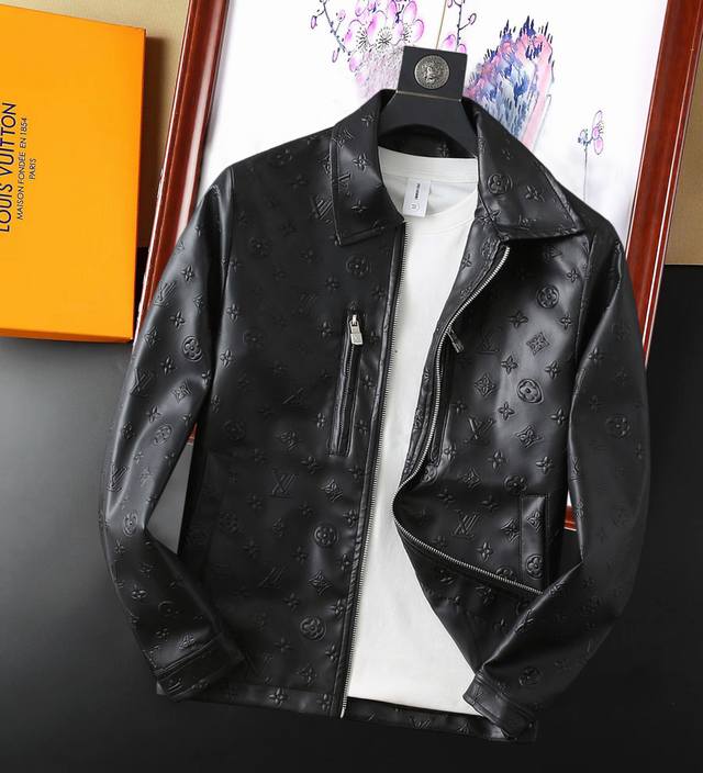Louis Vuitton's newest leather jacket for Spring 2025 is a hit. This stylish, ca