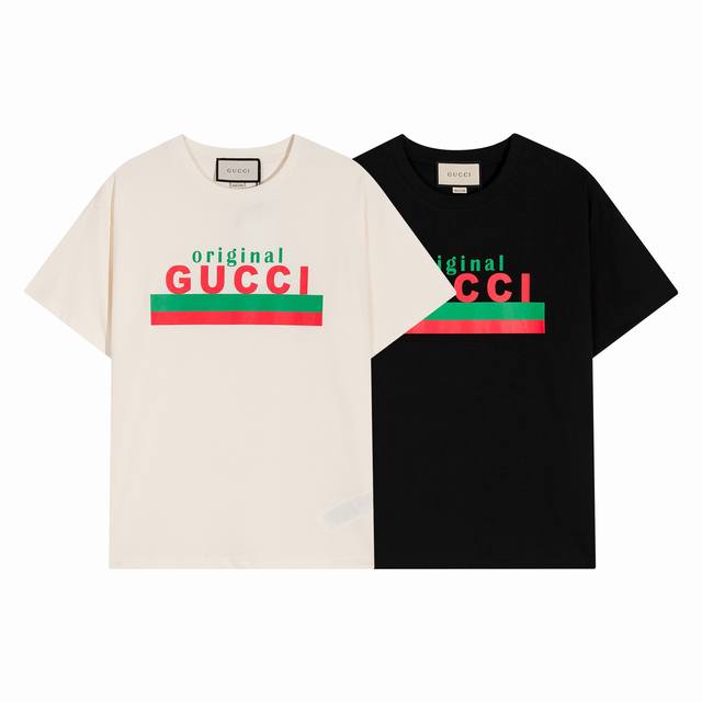 High-end quality, exclusive custom-made. Gucci classic double G logo crew neck