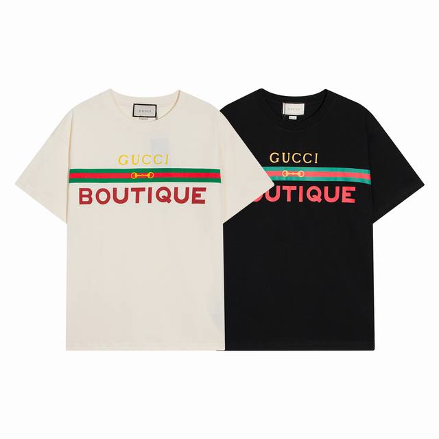 High-end quality, exclusive customization, Gucci classic letter logo round neck
