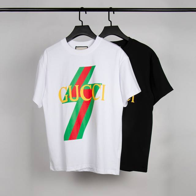 High-end quality, exclusive customization, Gucci's new letter logo round neck T-