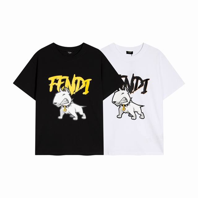 High-quality, exclusive custom-made, Fendi cartoon dog limited edition logo cre