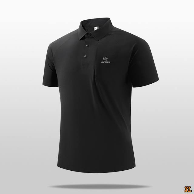 Arc'Teryx exclusive real shot of the new summer high-quality ice silk Polo shirt