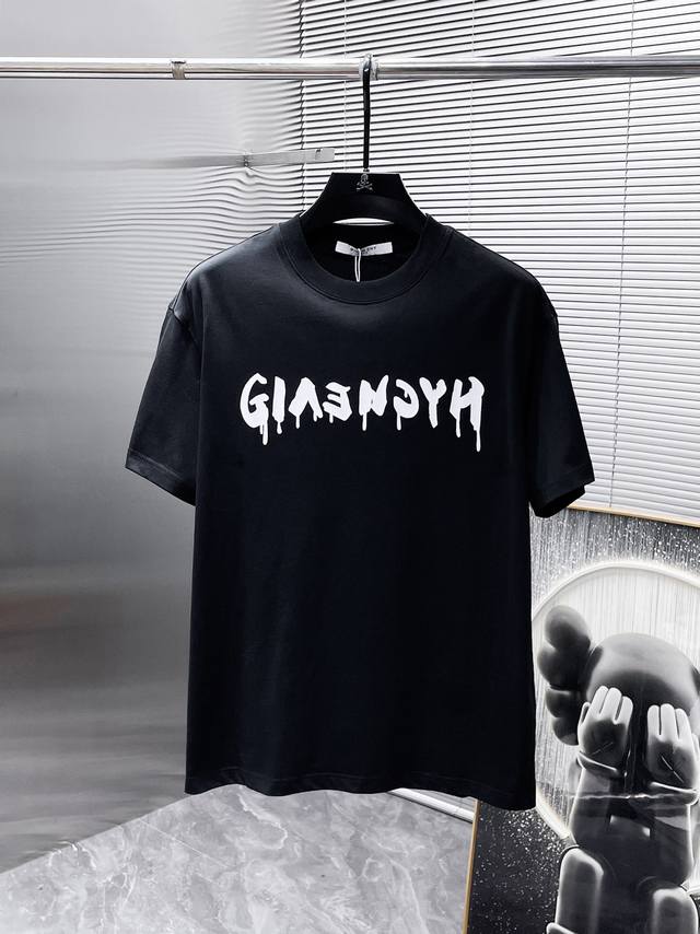 Givenchy's new 2025 short-sleeved crew neck T-shirt, a high-end version! Custom