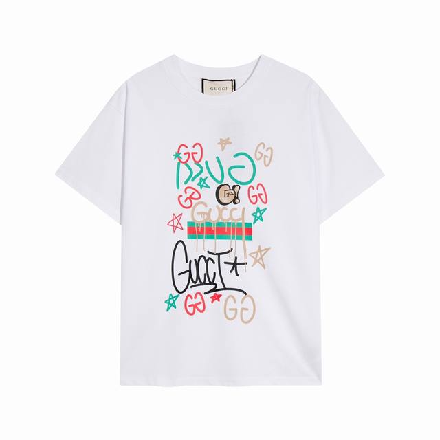 High-quality, exclusive custom-made, Gucci limited edition round-neck short-slee