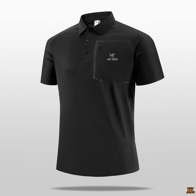 Arc'Teryx exclusive real shot of the new summer high-quality ice silk Polo shirt
