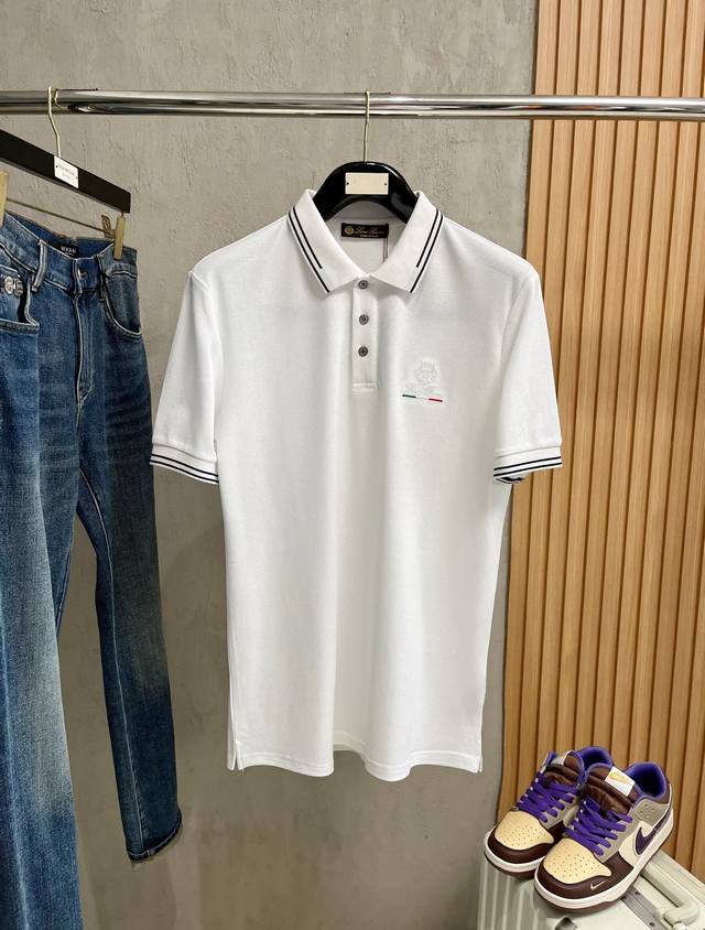 Lp2530, the new spring/summer men's logo short-sleeved polo shirt, continues the
