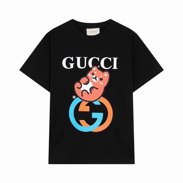High-quality, custom-made, Gucci Kawaii logo crewneck short-sleeve top. Made fr