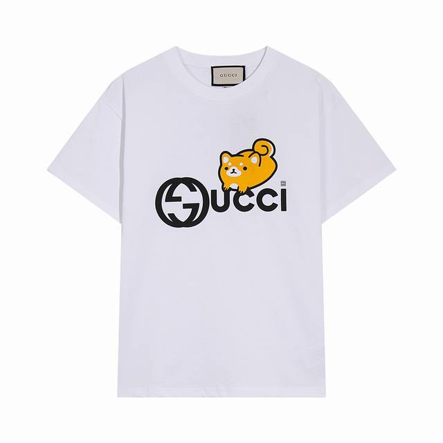 High-quality, custom-made, Gucci Kawaii logo crewneck short-sleeve top. Made fr