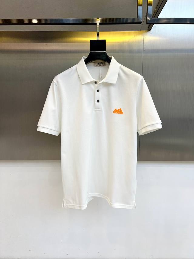 A classic and fashionable short-sleeved lapel polo shirt with classic and iconic