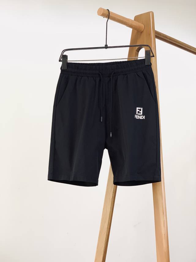Fendi 2025 Spring/Summer New Arrivals: Fashion Drawstring Casual Shorts. Fashion