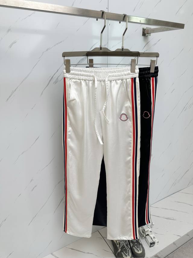 Spring and summer casual straight-leg trousers, made from premium woven fabric