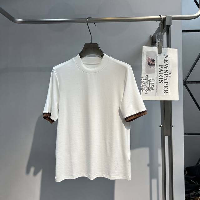 Zegna Short Sleeve Series Season: 2025 Autumn and Winter Color: Black, White, B