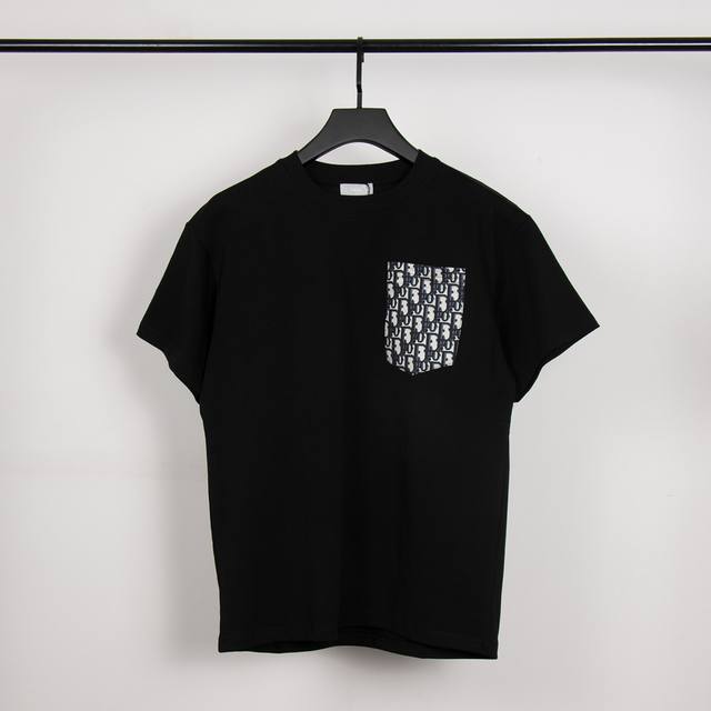 High-end quality, exclusive custom-made, Dior jacquard denim pocket letter logo