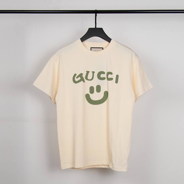 High-end quality, exclusive customization, Gucci smiley face printed letter logo