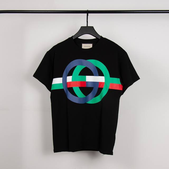 High-end quality, exclusive customization, Gucci new letter logo round neck T-s