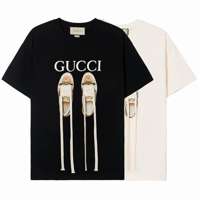 High-end quality, exclusive customization, Gucci long shoelace letter logo round