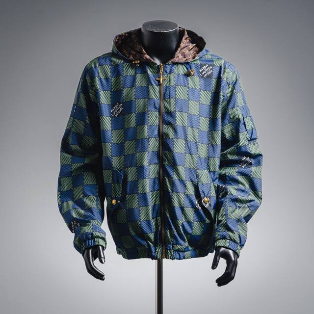 Louis Vuitton 1V 25Ss double-sided large checkerboard jacket Size: 46 48 50 52 D