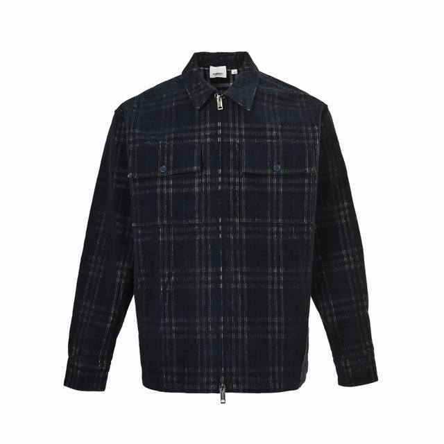 Burberry 25Fw corduroy plaid jacket The original version was purchased at the co