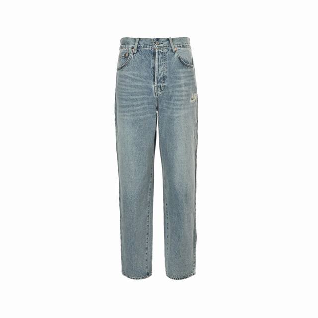 Nike & Levi's collaboration jeans with embroidered logos. DDD. Levi's X Nike's l