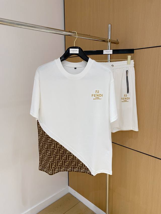 Fendi's new 2025 suits are made from exclusive, custom-made imported fabrics. T