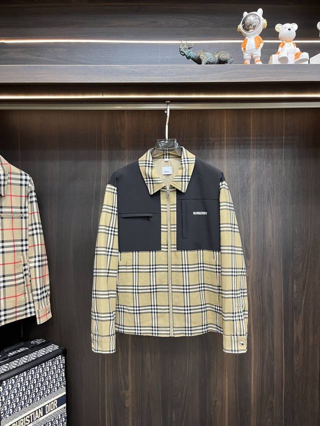 Featured: Burbery's 2025 Early Fall new release. Burberry's lapel jacket, a hot