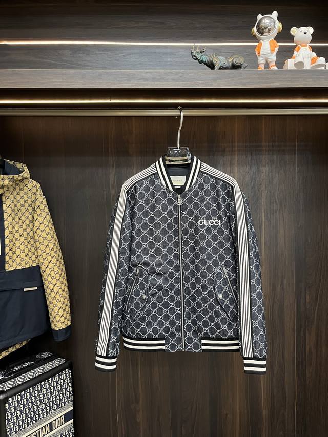 Featured: Gucci's 2025 Spring/Summer new releases. Gucci baseball-collar jacket