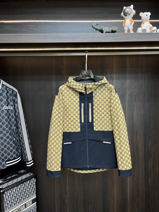 Featured: Gucci's 2025 Early Fall new release. This Gucci hooded jacket is a ho