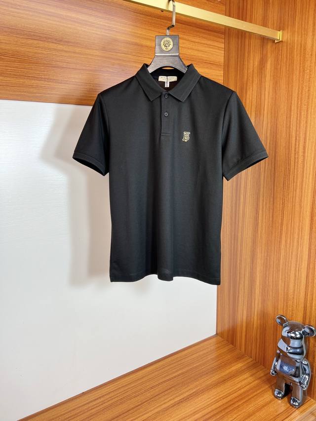 Burberry 2025 Spring/Summer New Arrivals. Lapel, short-sleeved polo shirt with a