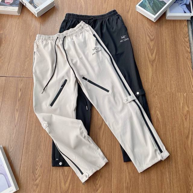 Arc'Teryx Classic Small Logo Outdoor Workwear Zipper Straight-Leg Workwear Pants