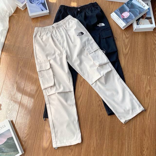 The North Face Japanese-style multi-pocket work pants, straight-leg pants, class