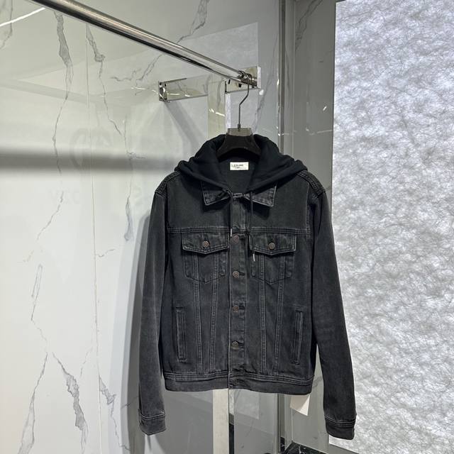 Cel*Ne Hooded Denim Jacket Size: SML Xl DDD