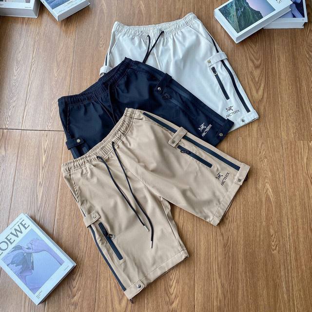 Arc'Teryx side zipper small logo workwear and outdoor sports shorts are the best