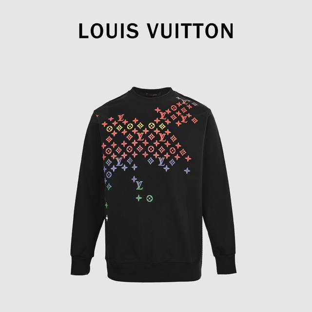 Louis Vuitton Lv 24Fw monogram gradient print crewneck sweatshirt DDD. Made from