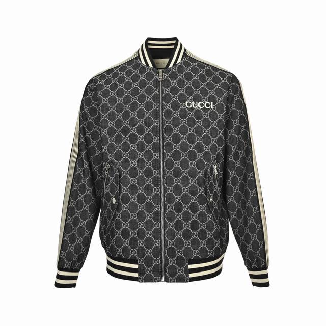 Gucci 25Fw Double G Allover Jacquard Webbing Jacket DDD. Rarely available throug