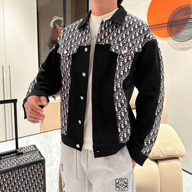 Dior's new 2025 Spring Ss men's jacket, a high-end version with all three origin