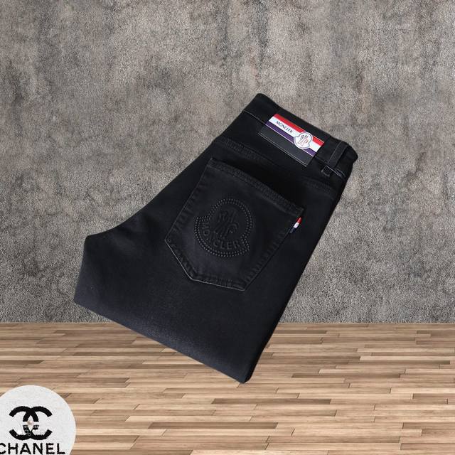 Moncler's latest fall/winter jeans are a hot seller at the counter. They share a