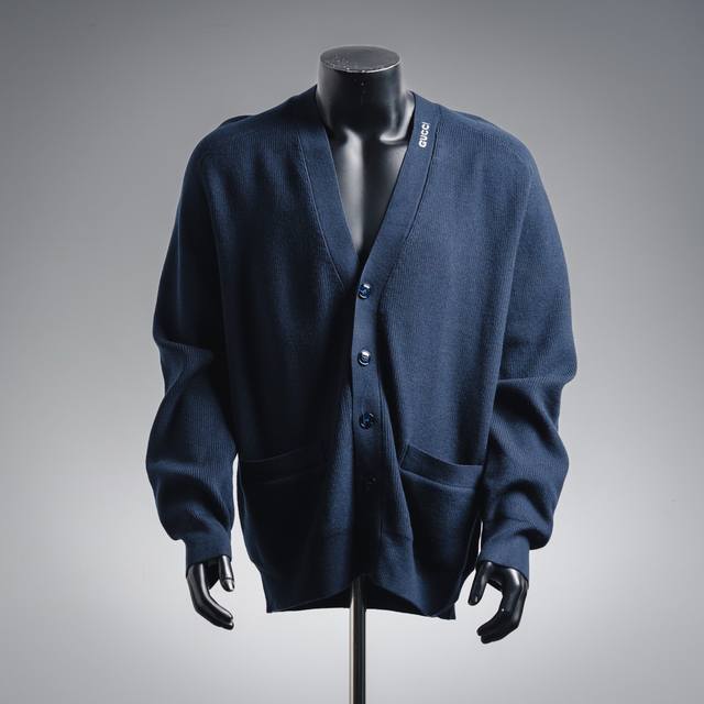 Gucci Gucci Intarsia Collar Knit Cardigan The Gucci 2025 Spring/Summer collectio