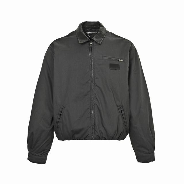 Acne Studios 25Fw Barn Style Leather Collar Padded Jacket As 25Fw Barn Style Lea
