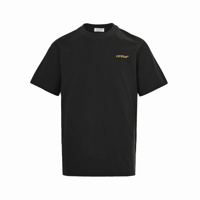 Off White Co Virgil 25Ss tape measure number arrow print short-sleeves DDD. All