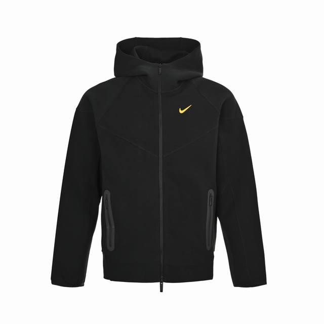 Nike & Drake collaboration Nocta series printed sports hooded zip-up jacket. DDD