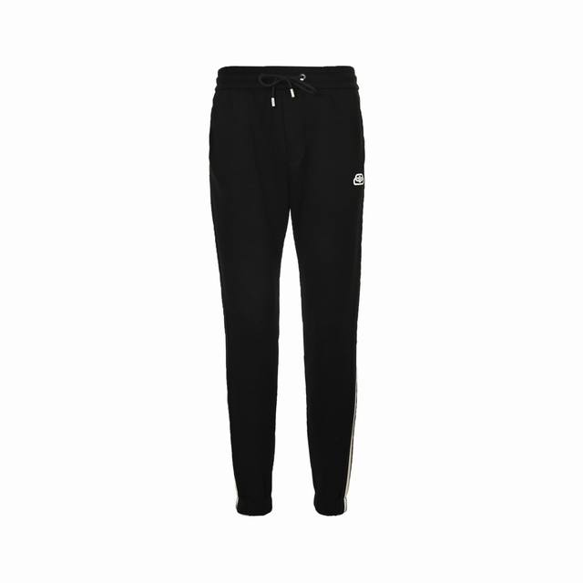 Balenciaga 24Fw Lock Embroidered Web Trousers DDD. Embroidery: Straight lines an