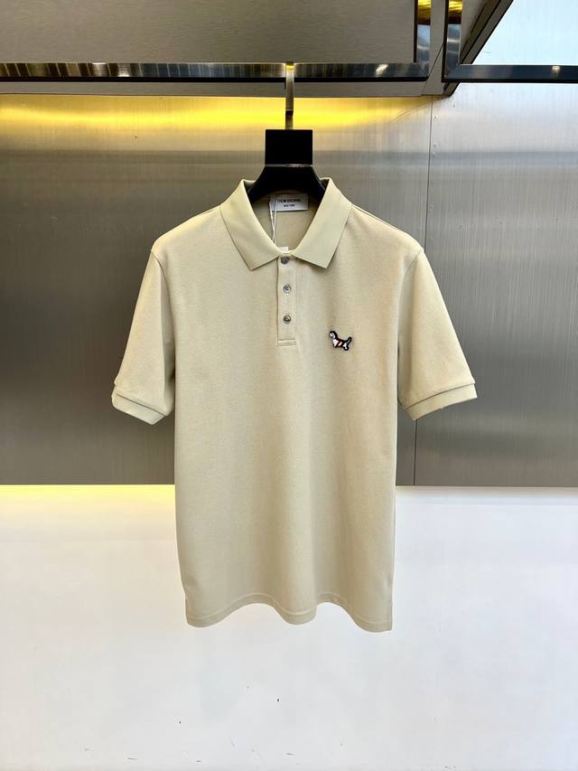 Tb, Spring/Summer 2025 New Arrivals! Men's summer lapel short-sleeved Polo T-shi