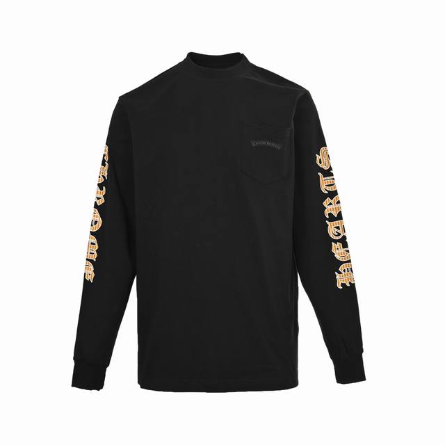 Chrome Hearts Miami co-branded round neck printed long sleeves The autumn and wi
