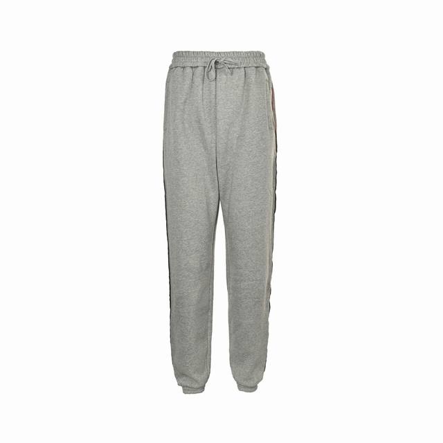 Gucci Grey Webbed Trousers DDD. The original pair was purchased for 9500. Made f